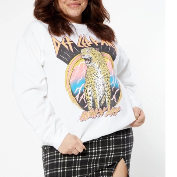 Def Leppard High N Dry metal rock Official Pullover 2X Plus NWT - Picture 1 of 2